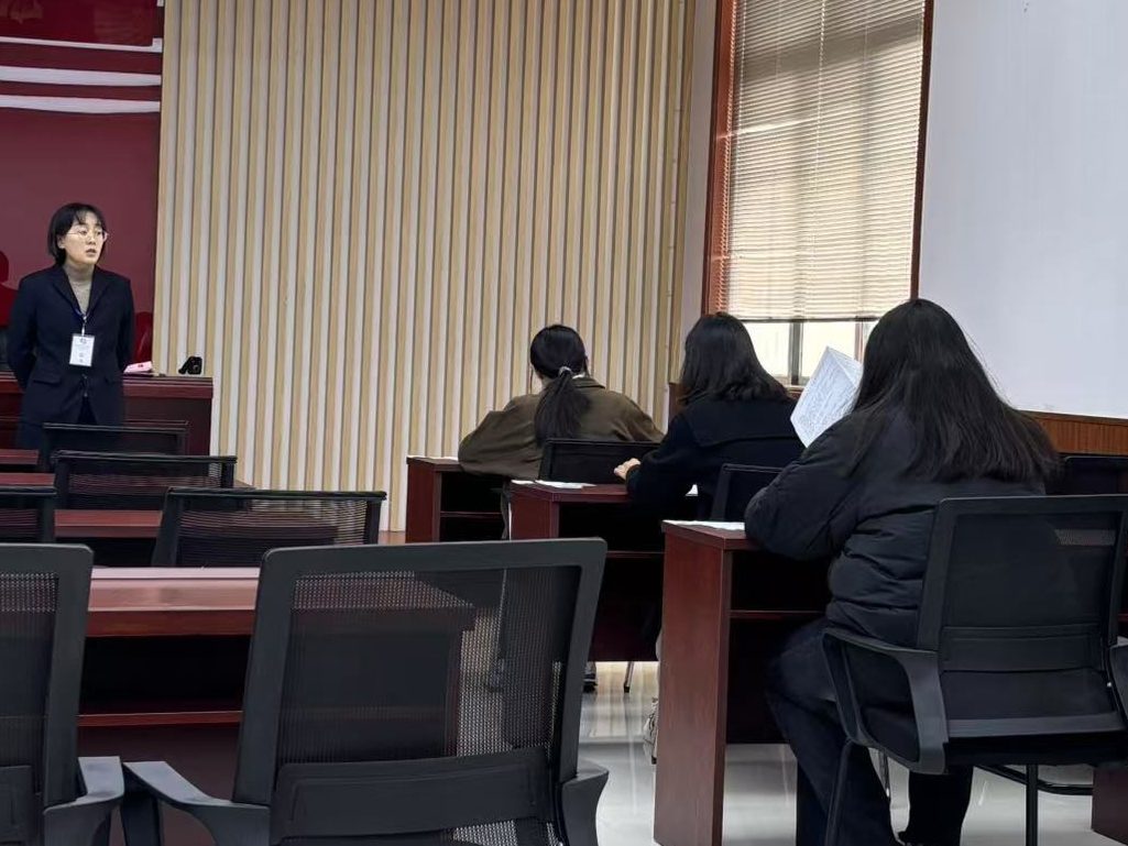 禁毒社工公开招聘笔试考场