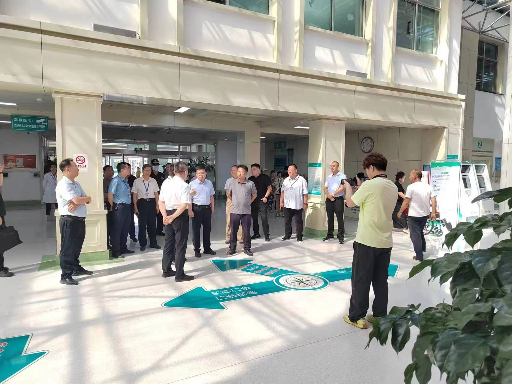 东营市博琛保安服务有限公司圆满完成市卫健局对县人民医院“四不两直”安全检查
